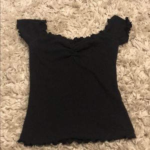 off the shoulder shirt